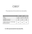 Халат велюровий жіночий довгий НАТУРАЛЬНА БАВОВНА з мереживом ЧОРНИЙ COSY V01B, фото 8