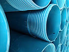 Труба для свердловин обсадна 125 * 5,5 нПВХ синя пластикова на різьбах раструбно різьбова, фото 2