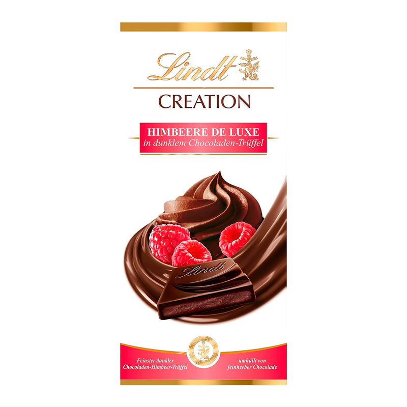 Шоколад Lindt Creation 😍 з малиновим смаком 150 г. Швейцарія