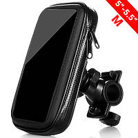 Універсальний тримач для телефону на велосипед або мотоцикл Addap BPH-01, розмір М, для діагоналі 5"-5,5"