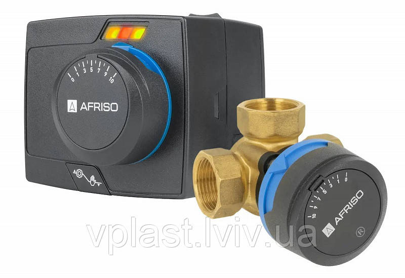Комплект Afriso Vario ProClick трехходовой клапан ARV 384 Vario (DN25)+ электропривод ARM 323 - фото 1 - id-p417823997