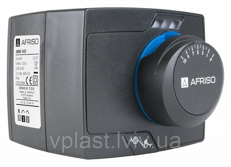 Комплект Afriso Vario ProClick трехходовой клапан ARV 384 Vario (DN25)+ электропривод ARM 323 - фото 2 - id-p417823997