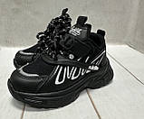 Стильні дитячі кросівки Tom.M  26-31 чорні, фото 5