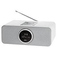 Радіо AEG SR 4372 BT / DAB + (Bluetooth, DAB +, AUX-IN, FM, білий) Бренди Європи