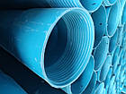 Труба для свердловин обсадна 125 * 6 нПВХ синя пластикова на різьбах раструбно різьбова, фото 3