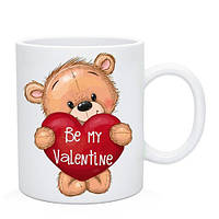 Чашка для влюбленных "Be My Valentine". Чашка на Валентина
