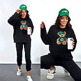 Теплий жіночий костюм з медведиком, фото 4