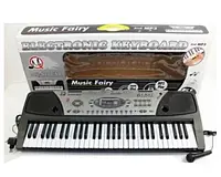 Детский электронный синтезатор пианино MQ810USB, 61 клавиши, микрофон и порт USB