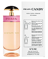 Женские духи Prada Candy L'Eau Tester (Прада Кенди Ле) Туалетная вода 80 ml/мл Тестер