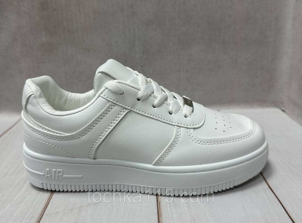 Дитячі підліткові кросівки кеди Angel 39 24.8 см white / білі, фото 1