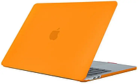 Чехол накладка Macbook Pro A1990/A1707- (верх,низ,клавиатура+пленка на экран) Matte Hard Shell Case Оранжевый