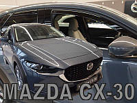 Дефлектори вікон / вітровики Mazda CX-30 2019+ 5D (вставні, 4шт)