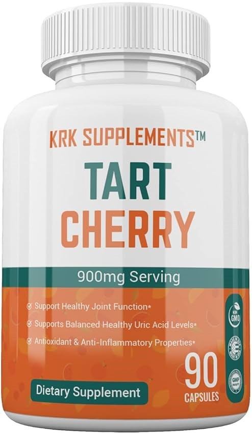 Екстракт терпкої вишні Krk Supplements Tart Cherry Extract 900 mg 90 caps, фото 1