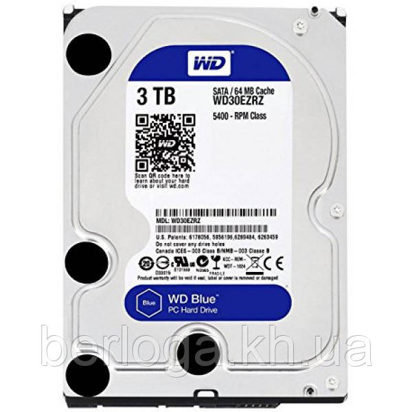 Жорсткий диск WD Blue 3 TB (WD30EZRZ)