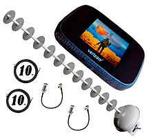 Повний комплект 4G-Lte Wi-Fi Novatel Роутер MiFi 7000 LTE Cat 9 до 450 мб/с + антеною MiMo стріла Гармата 20 дБ