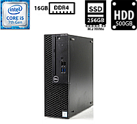 Компьютер Dell Optiplex 3050/Intel Core i5-7500 3.40GHz/16GB DDR4/SSD 256GB M.2+HDD 500GB/Intel HD Graphics