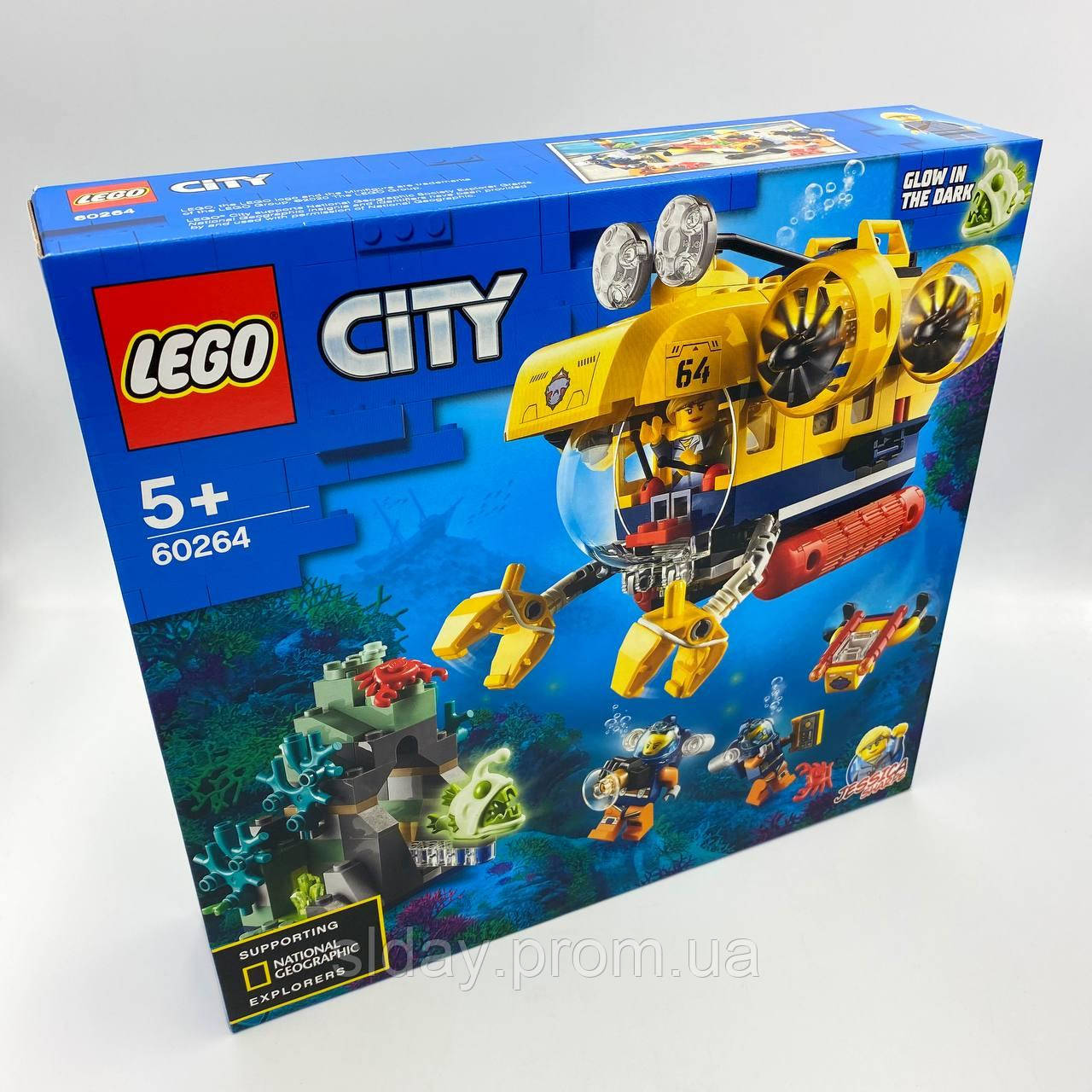 LEGO City Океан "Исследовательская подлодка" (оригинал) (60264) - фото 1 - id-p2088393704