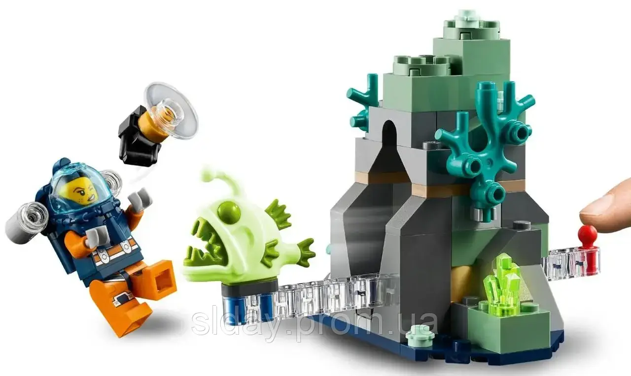 LEGO City Океан "Исследовательская подлодка" (оригинал) (60264) - фото 2 - id-p2088393704