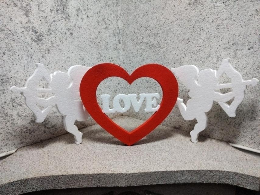 Набір до дня Святого Валентина Асорті "LOVE+Амур" 2 з фарбуванням