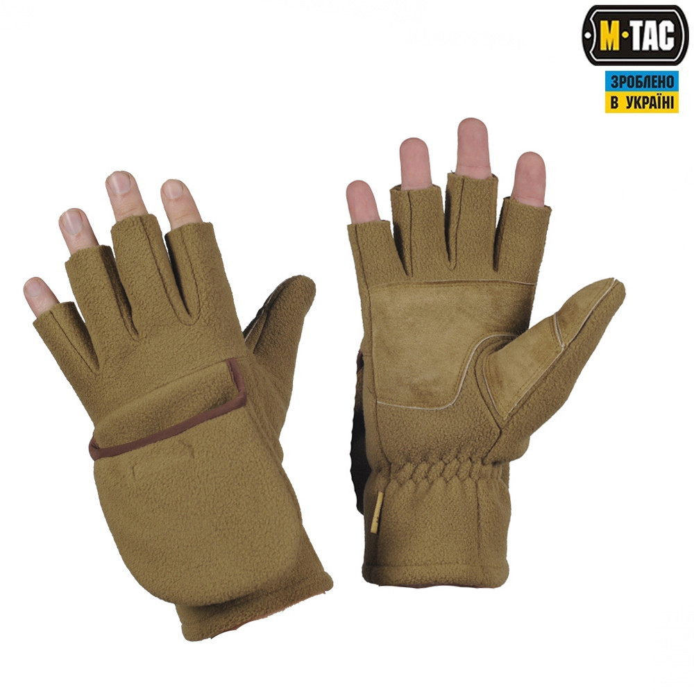 Рукавички безпалі, M-Tac Windblock, з клапаном