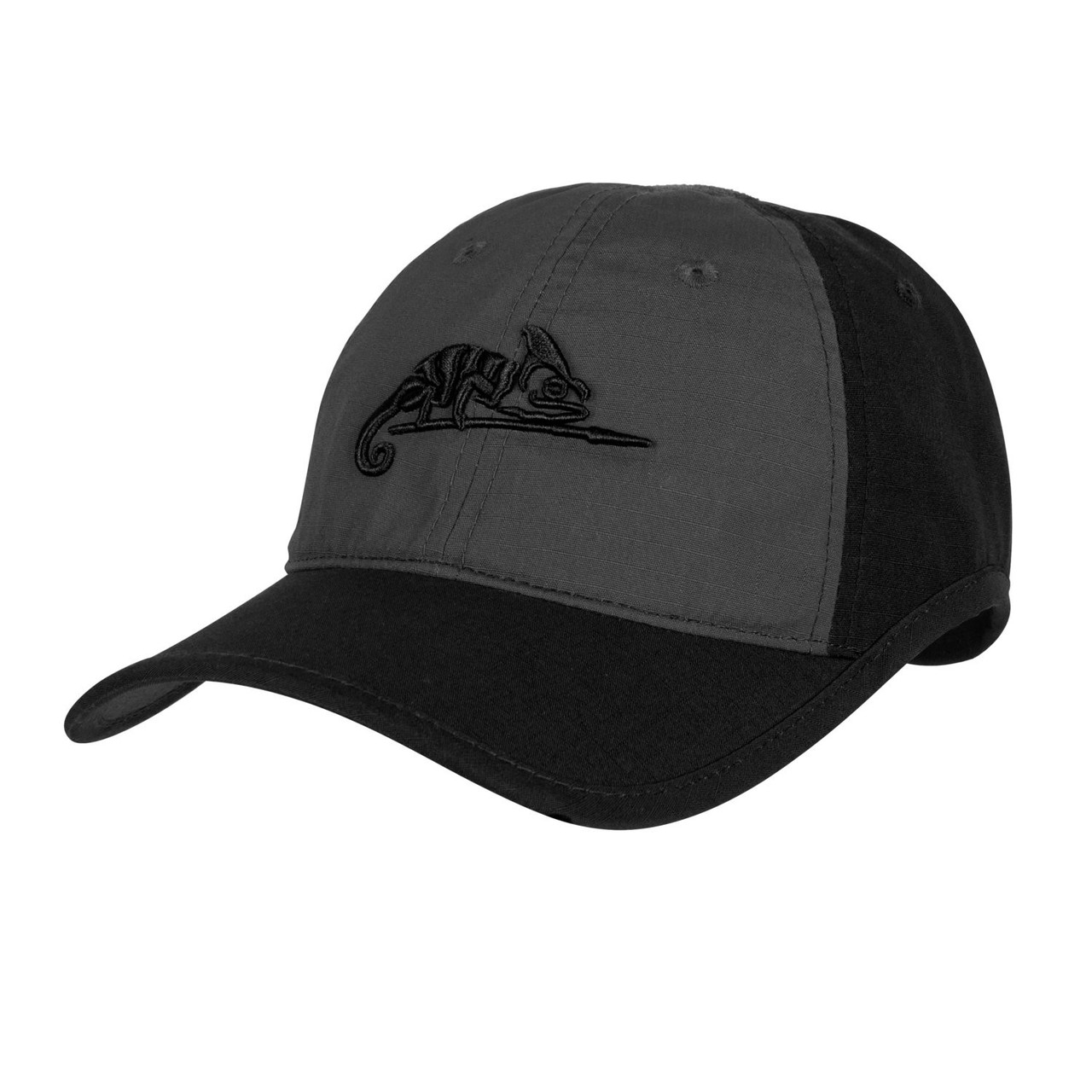 Бейсболка Helikon-Tex Logo Cap Black/Shadow Grey