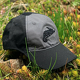Бейсболка Helikon-Tex Logo Cap Black/Shadow Grey, фото 3