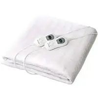 Одеяло с электроподогревом Sencor SUB 160x140 см двухмесного размера из полиэстра,Электропростынь 120Вт tac