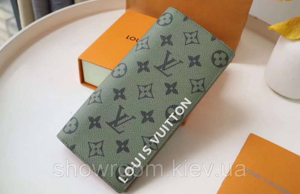 Чоловічий брендовий гаманець (82790) Lux green