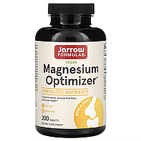 Jarrow Formulas, Магний, Magnesium Optimizer, 200 таблеток