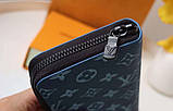 Жіночий гаманець LV (82796) Lux blue, фото 4