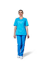 Костюм медичний жіночий, розмір 58, Віра колір блакитний