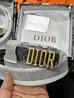 Dior D-Fence Belt Black Smooth Calfskin 20x20x20