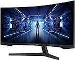Монiтор Samsung 34" Odyssey G5 (LC34G55TWWIXCI) VA Black Curved, фото 2