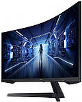 Монiтор Samsung 34" Odyssey G5 (LC34G55TWWIXCI) VA Black Curved, фото 5