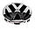 ЕМБЛЕМА "WV" Volkswagen Фольцваген 135ММ PASSAT B5+ 01-05.CADDY 2004-2010 (3B0853601C), фото 4