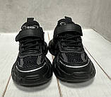 Стильні дитячі кросівки nike Paliament 27-29 чорні, фото 6