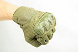 Рукавиці стрілецькі P1G-Tac® "FKG" (Fast knuckles gloves), Olive Green, фото 2