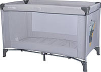 Кровать-манеж детская переносная кроватка Travel Love Grey 125x65 см FreeON 45