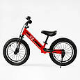 Біговел велобіг дитячий 14" дюймів Corso Lambo LB-14811 Червоний, з ручним гальмом, надувними колесами, фото 3