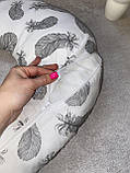 Подушка для вагітних, для годування, подушка-бублик, фото 5