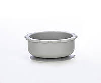 Силіконова миска дитяча FreeOn  Bear, сіра, фото 2