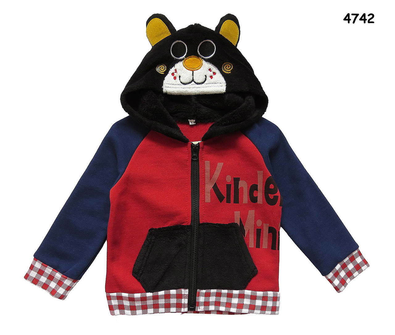 Тепла кофта Кіт для хлопчика. 80 см, фото 1