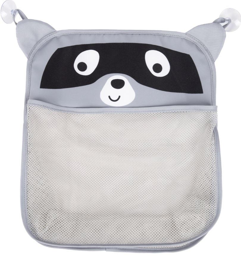 Дитяча сумка-органайзер у ванну кімнату на присоску FreeON Racoon, фото 1