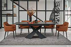 Керамічний стіл Урбано TML-896 імперіал графіт + чорний