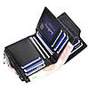 Чоловічий гаманець Baellerry Business Mini (12х9,5х2см), Чорний / Класичне портмоне для чоловіків, фото 4