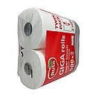Рушники паперові в рулоні Ecolo Ruta GIGA Rolls 500*2, 2 шари, 2 рулони, фото 3