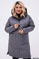 Жіноча демісезонна куртка пальто, розмір 48-50, 52-54, 56-58, 60-62, 64-66