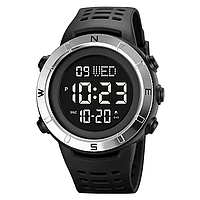 Мужские спортивные часы Skmei 2015 (Черные с черным циферблатом S)