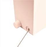 Мотузка для білизни висувна 4.2 м з нержавіючої сталі, компактна сушарка для білизни, фото 3