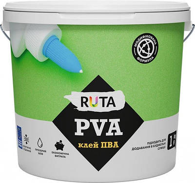 Клей ПВА 1 кг Ruta | Сравнить цены и купить на Prom.ua